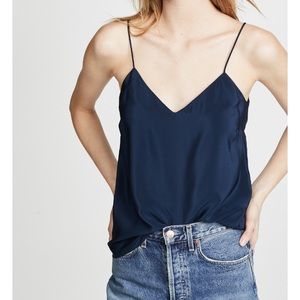 White/ivory silk cami by Amanda Uprichard